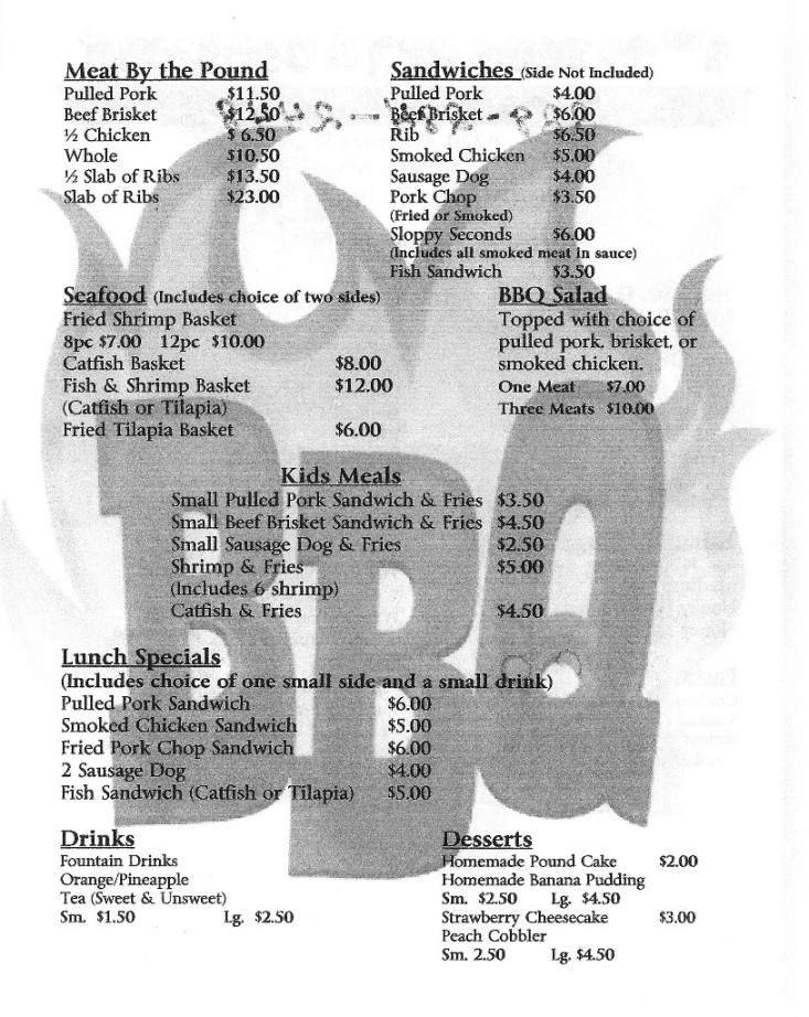 Menu page 2