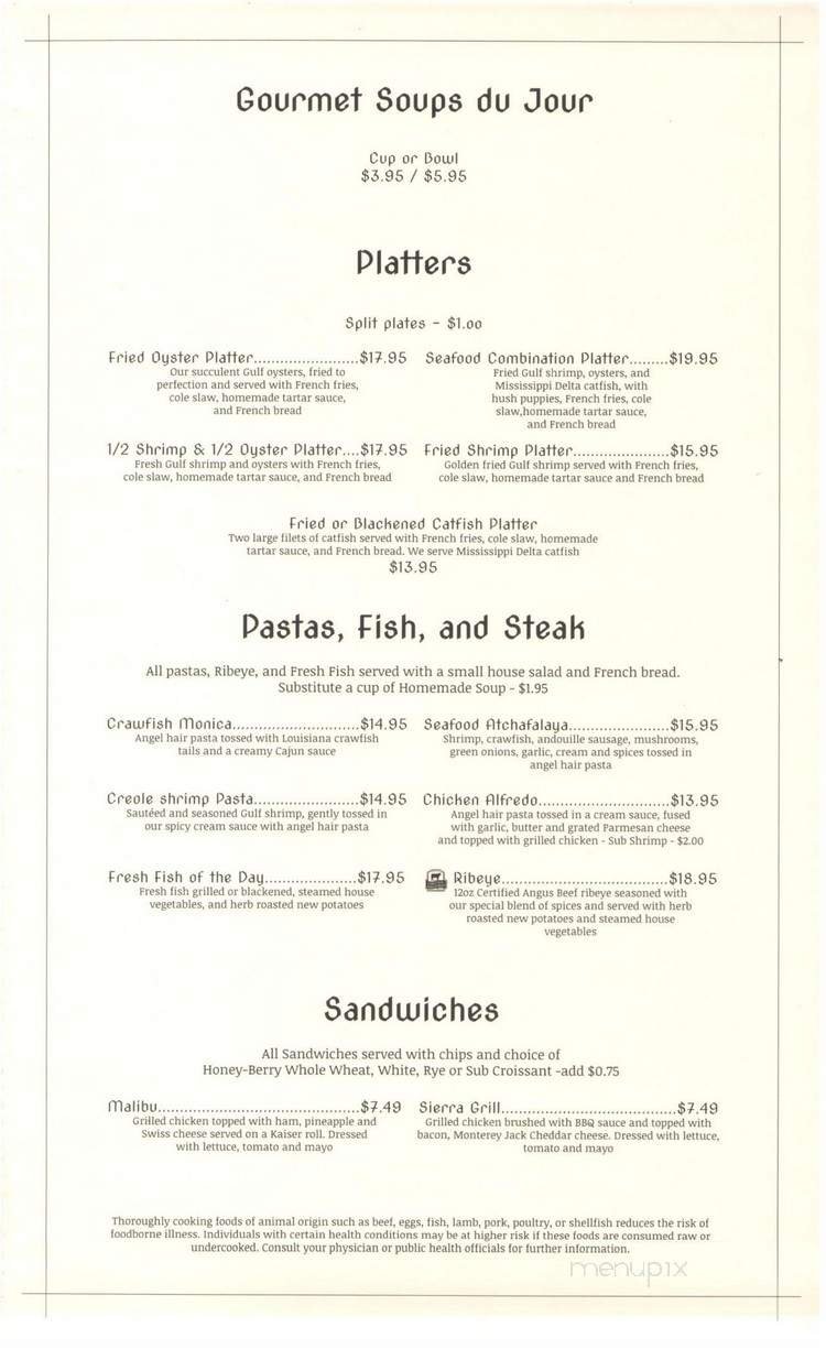 Menu page 2