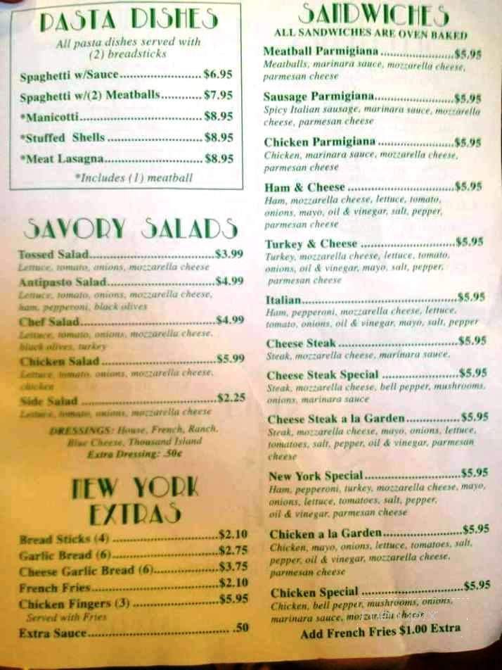 Menu page 2
