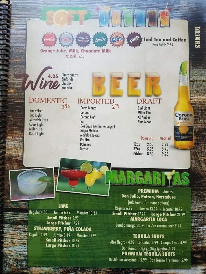 Menu page 2
