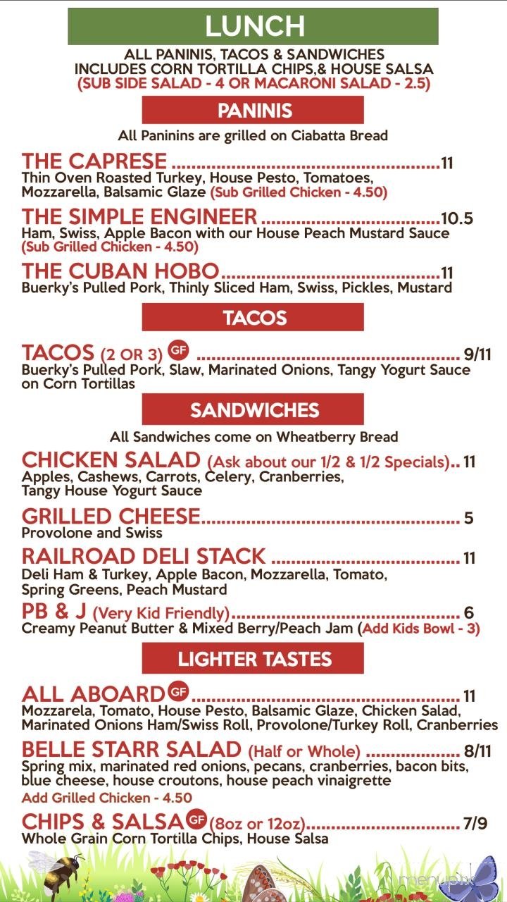 Menu page 2