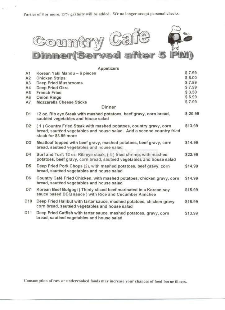 Menu page 2