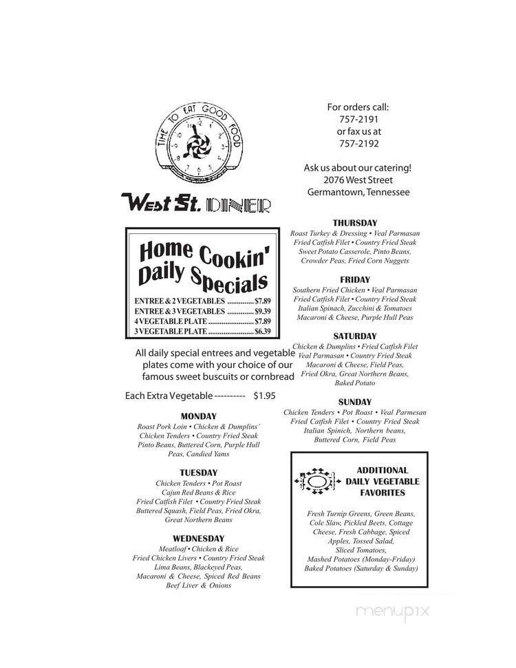 Menu page 1