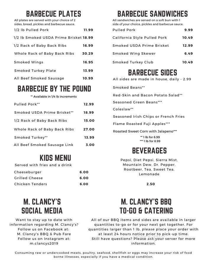 Menu page 2