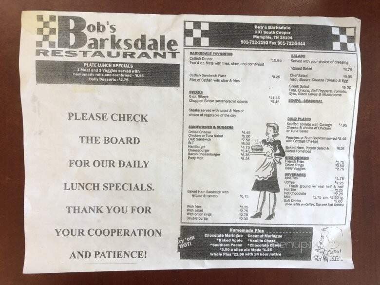Menu page 2