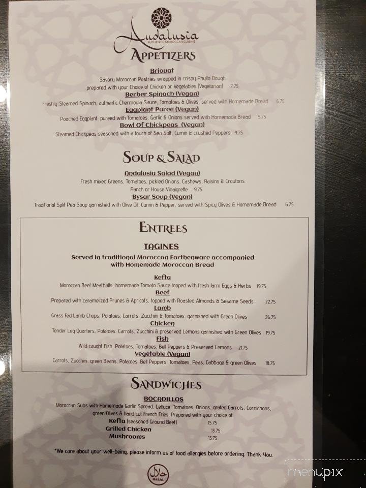 Menu page 2