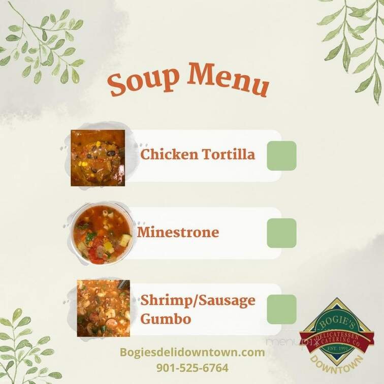 Menu page 2
