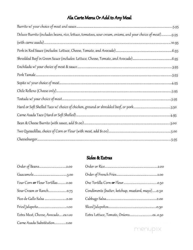 Menu page 7