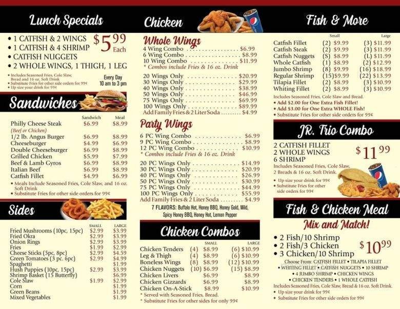 Menu page 2