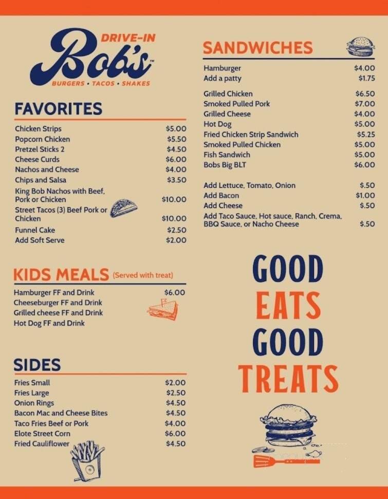 Menu page 1