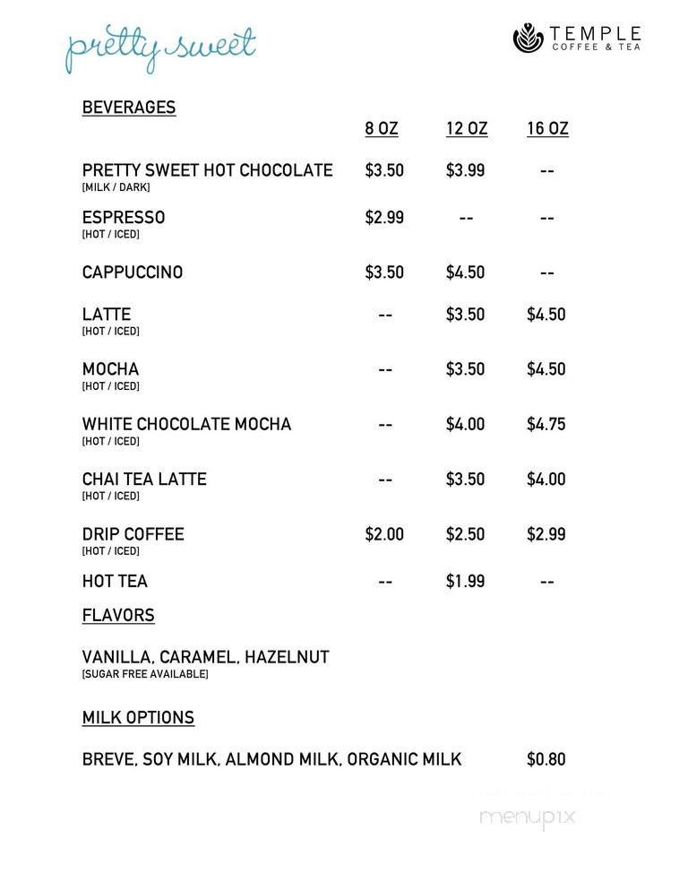 Menu page 1