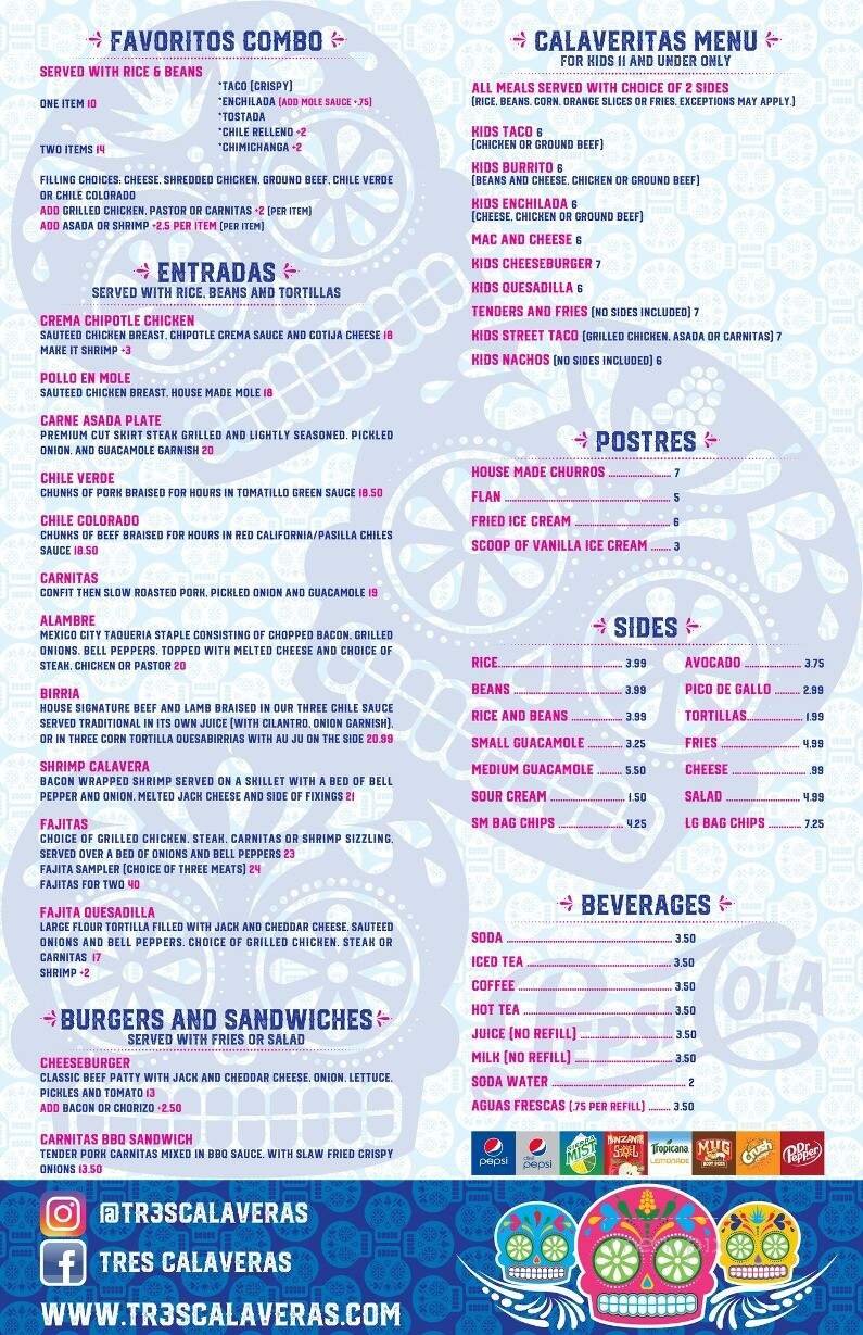 Menu page 2