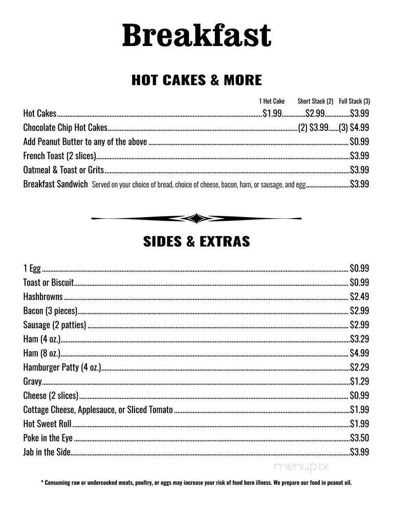 Menu page 2