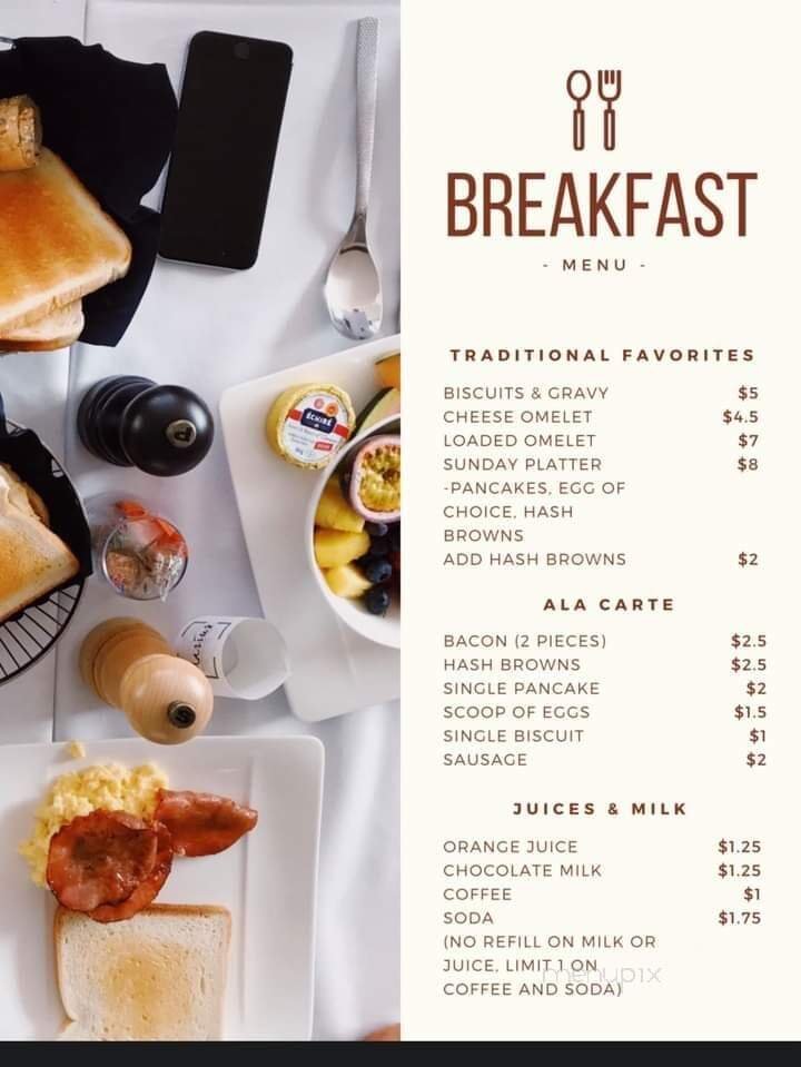Menu page 1
