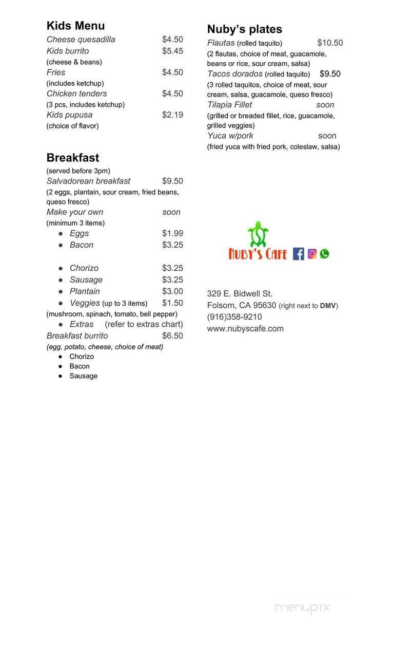 Menu page 2