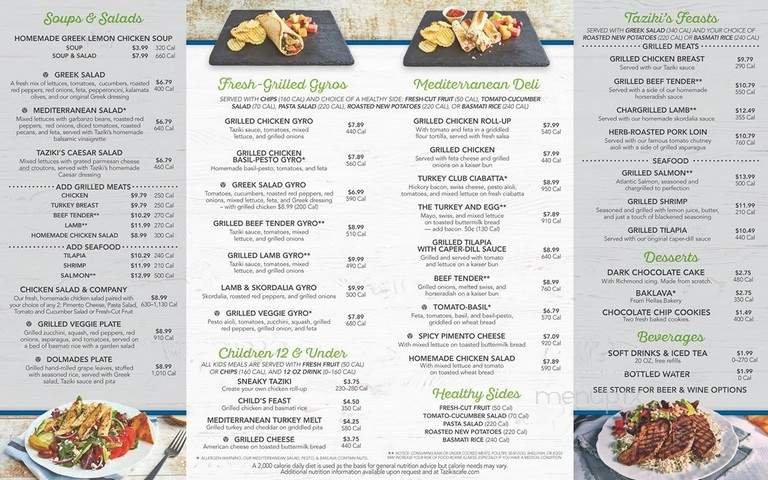 Menu page 2
