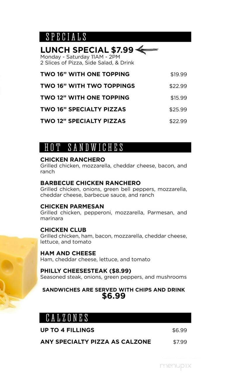 Menu page 2