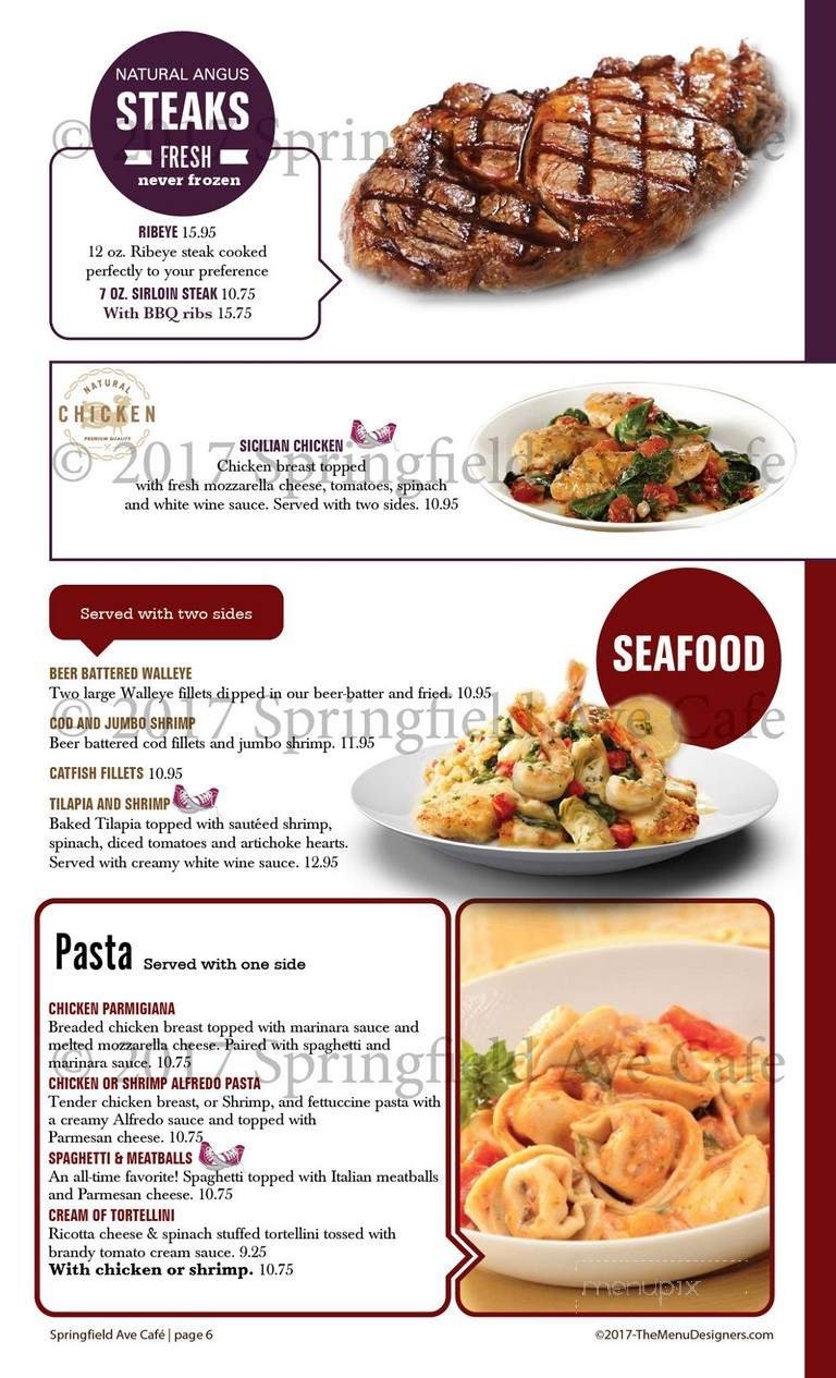 Menu page 2