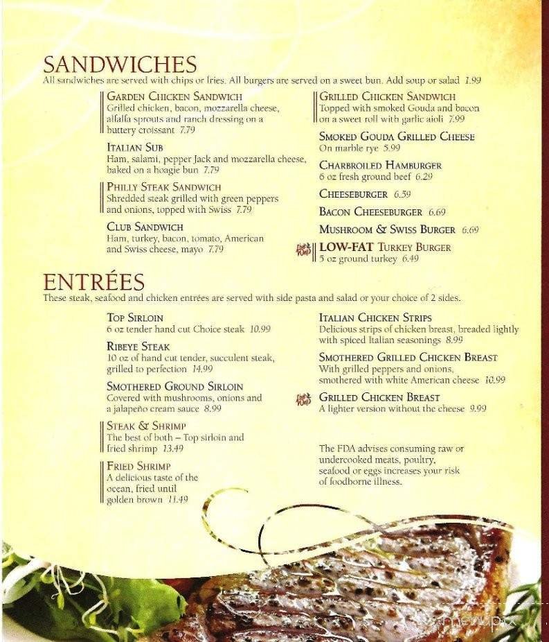 Menu page 2