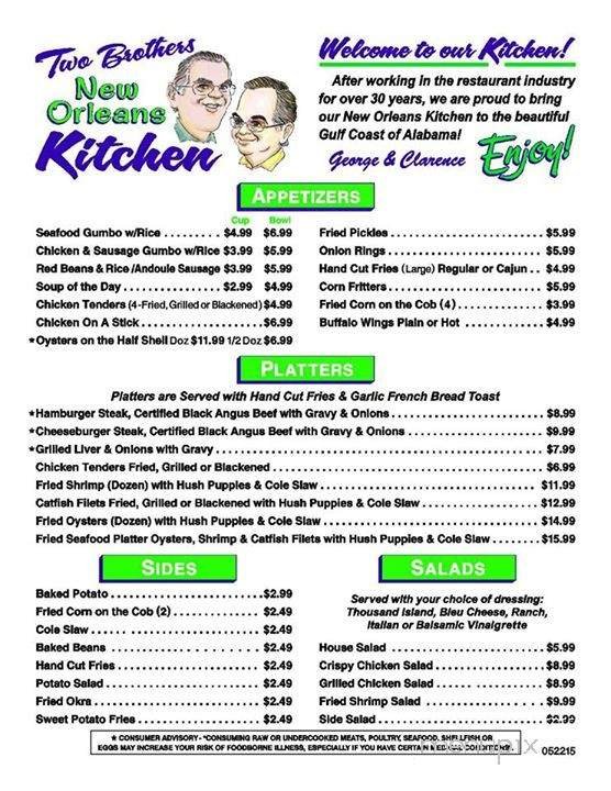 Menu page 2