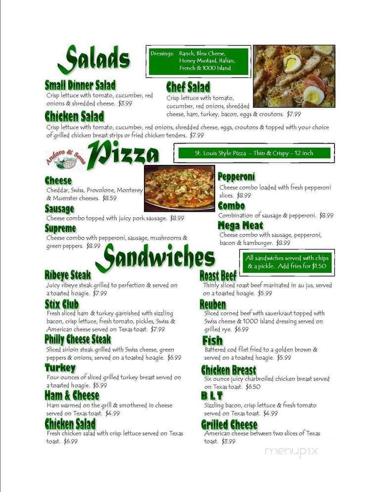 Menu page 2