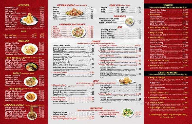 Menu page 2