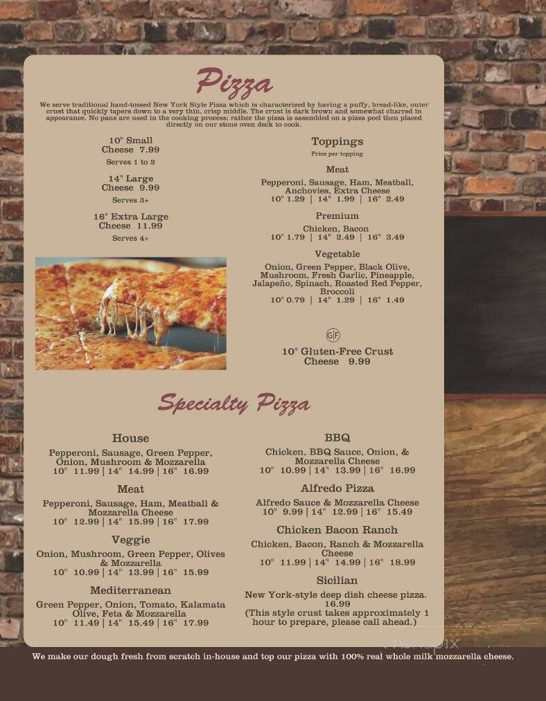 Menu page 2