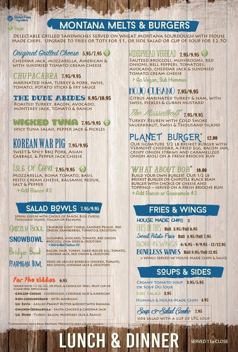 Menu page 2