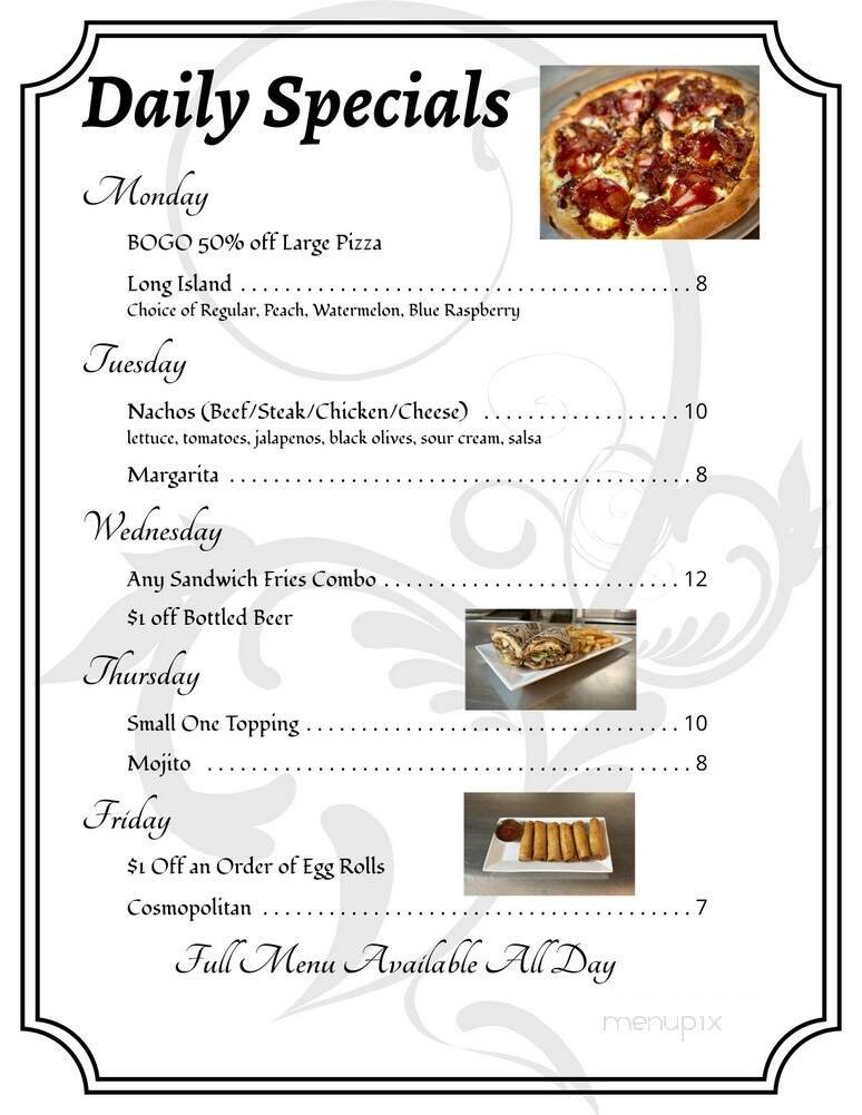 Menu page 1