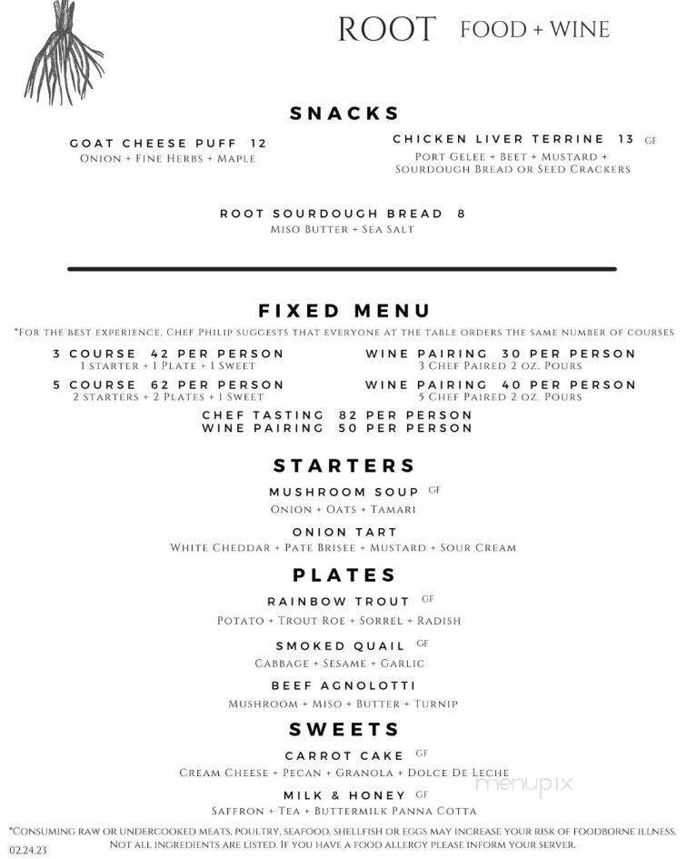 Menu page 2