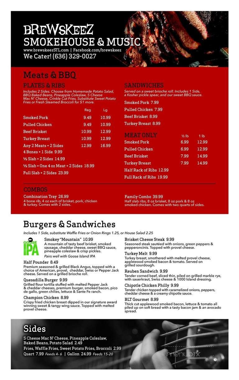 Menu page 1