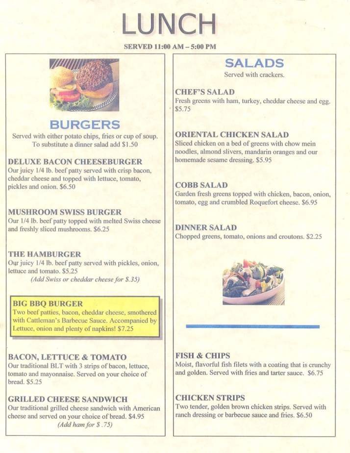 Menu page 2