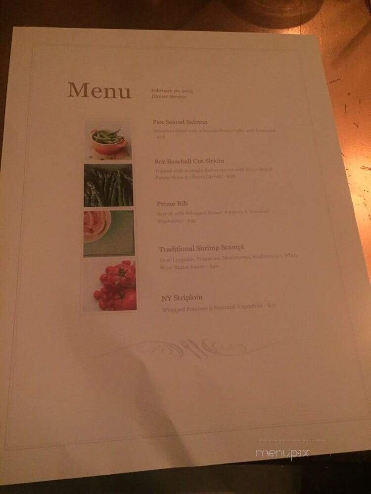 Menu page 1