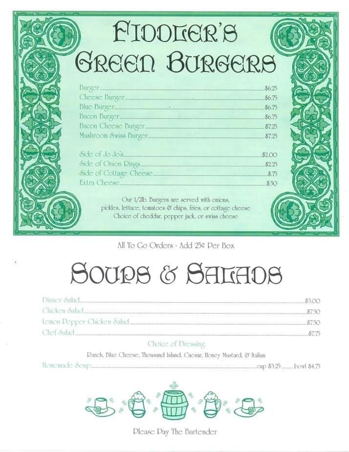 Menu page 2
