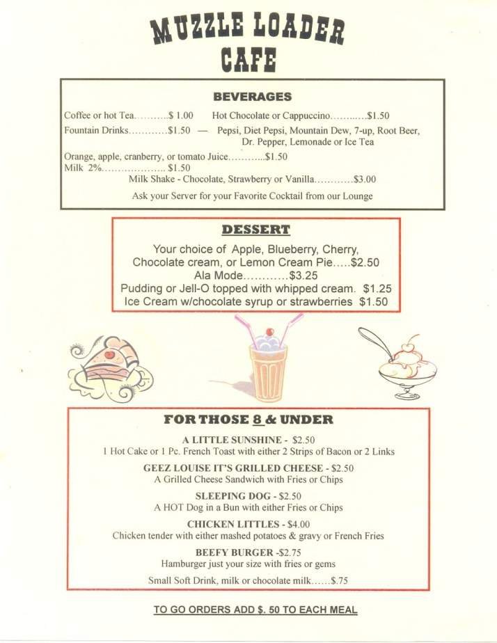 Menu page 1