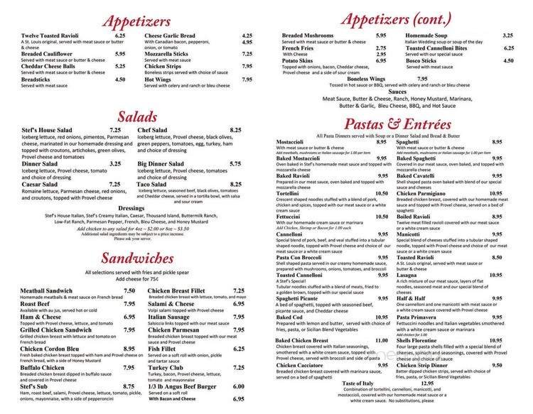 Menu page 2