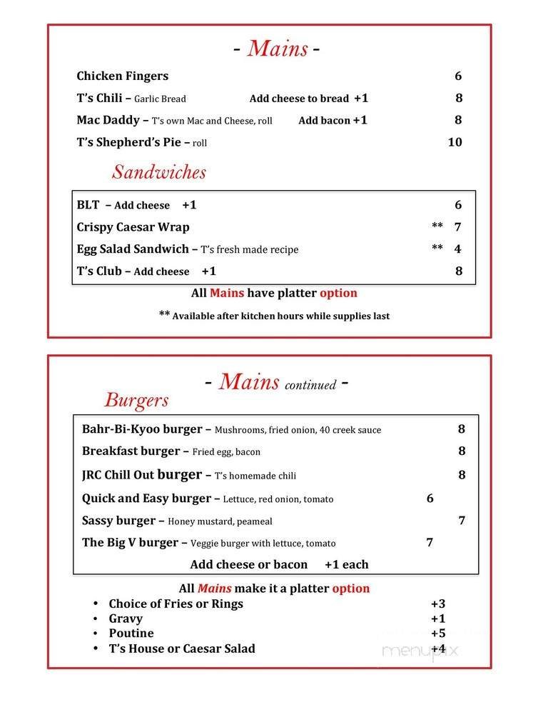 Menu page 2