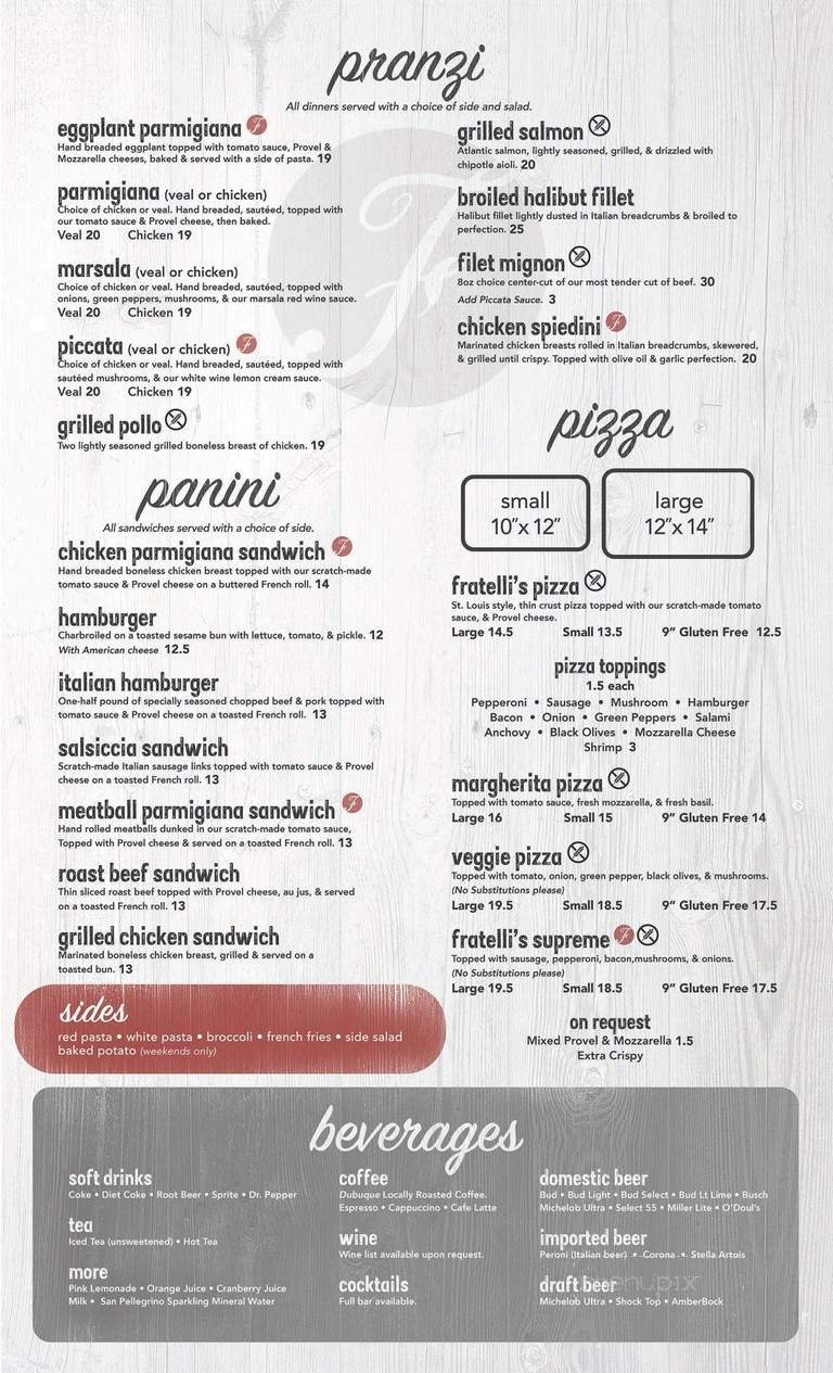Menu page 2