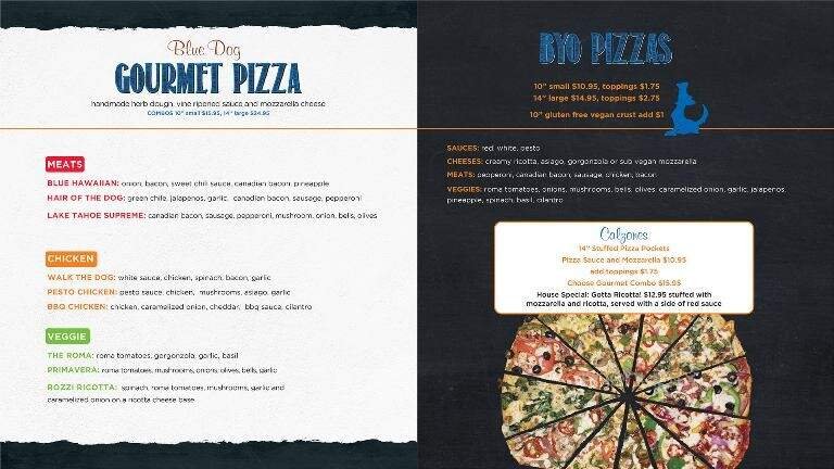 Menu page 1