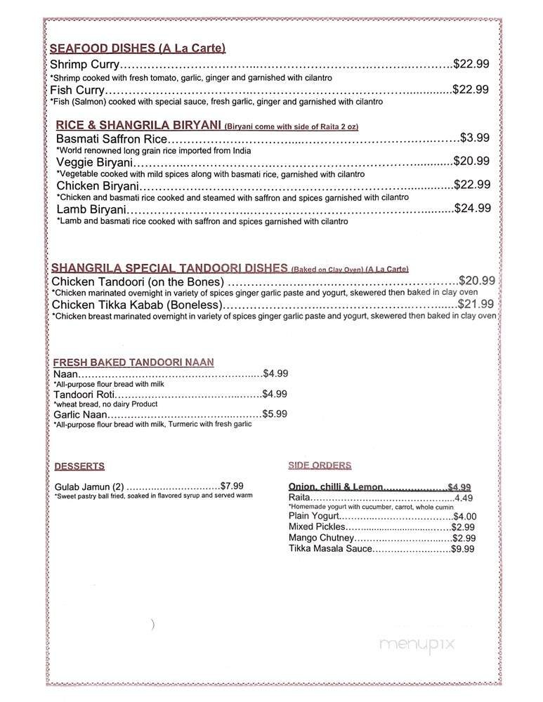 Menu page 1
