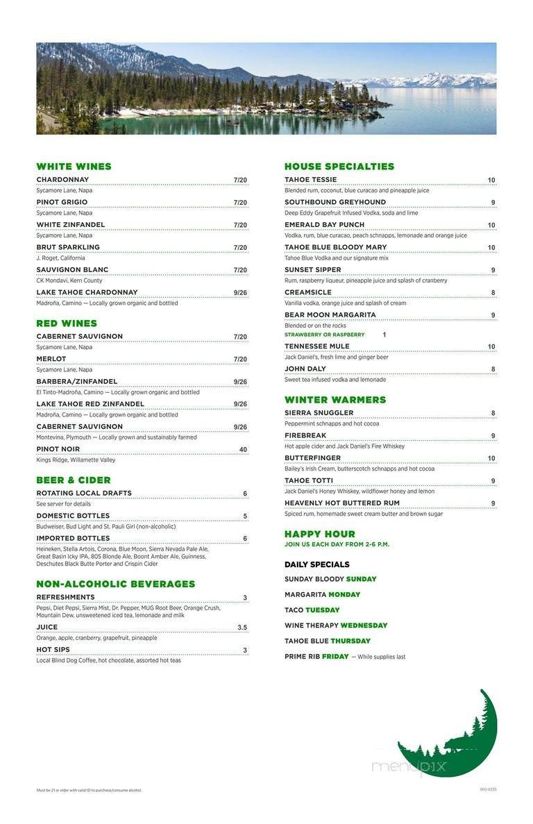 Menu page 2