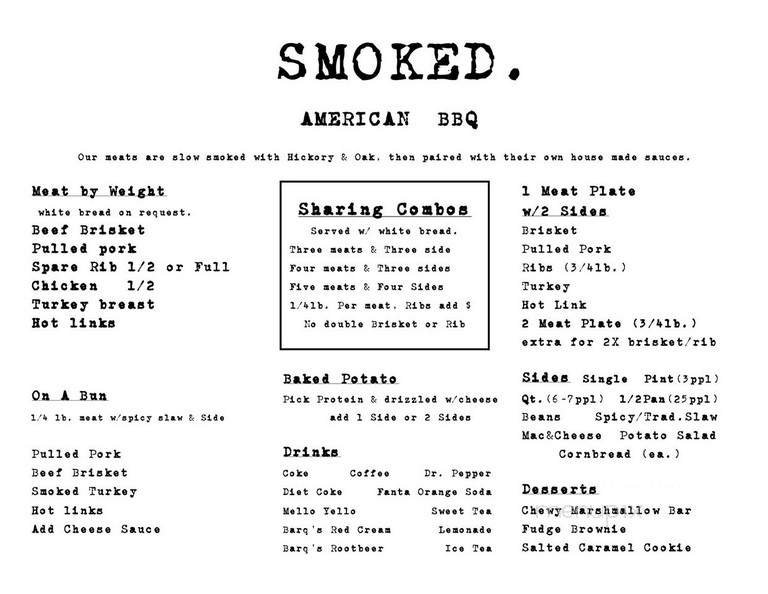 Menu page 1