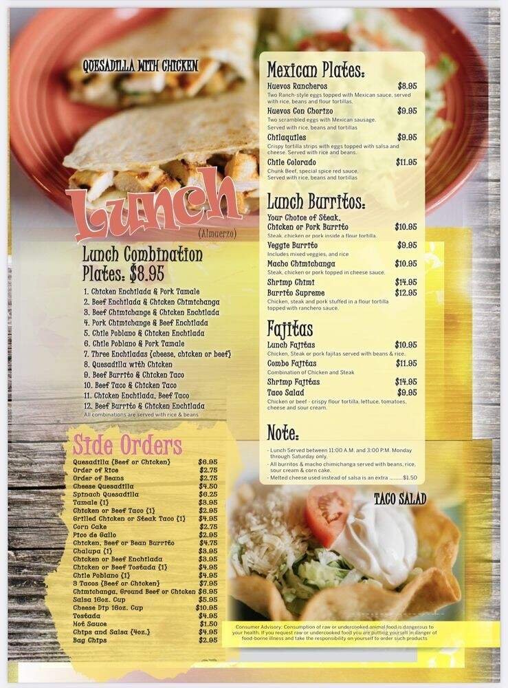 Menu page 2