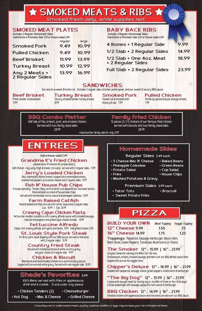 Menu page 2