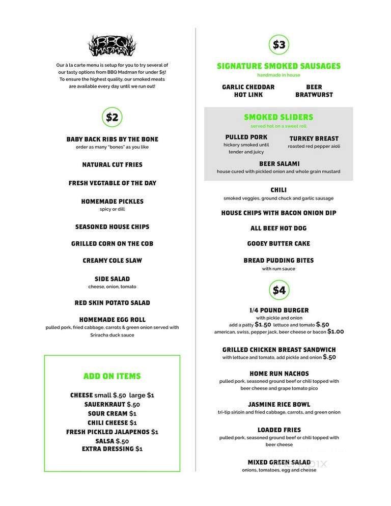 Menu page 2