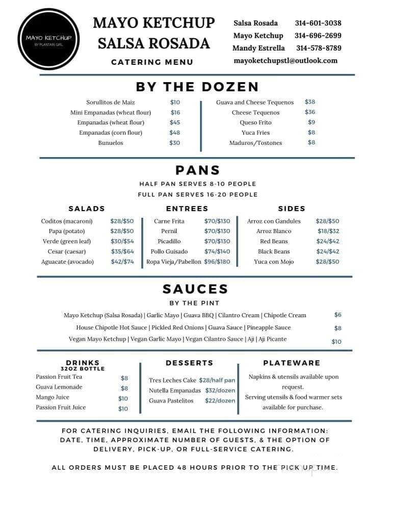 Menu page 1