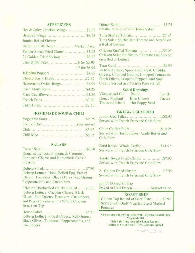Menu page 2