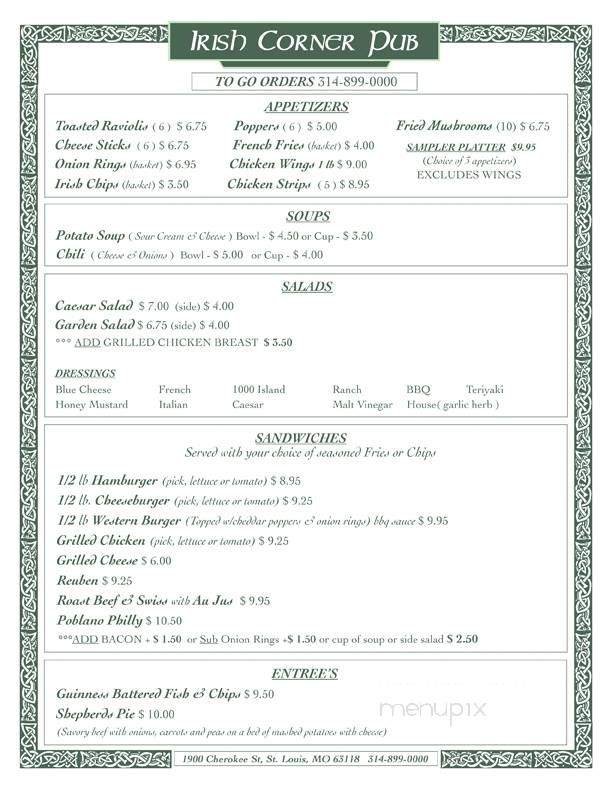 Menu page 2