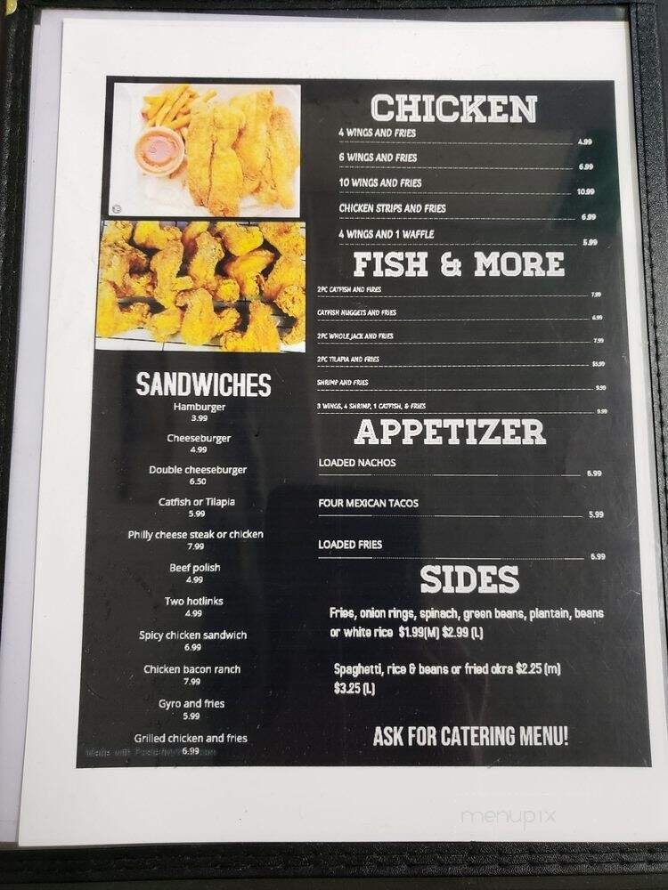 Menu page 1