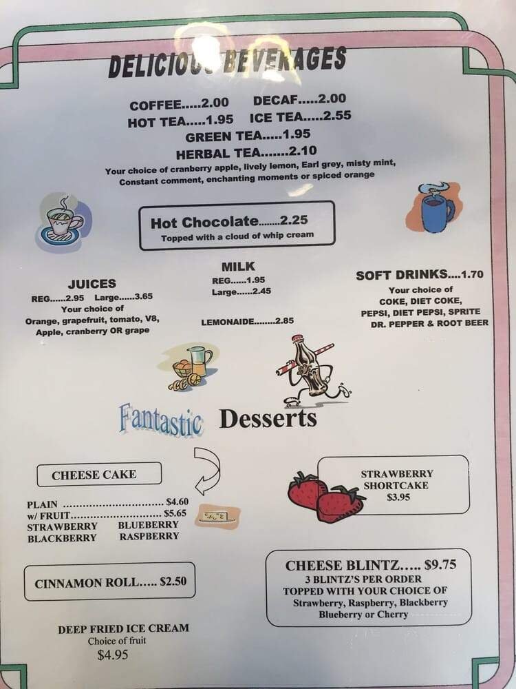 Menu page 1